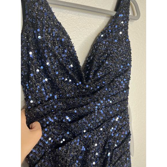 Ieena by Mac Duggal Sequin Gown Dress 2 - Picture 5 of 11